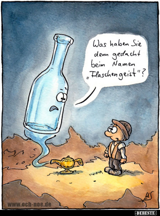 Was haben Sie denn gedacht beim Namen "Flaschengeist"?.. - Lustige Bilder | DEBESTE.de