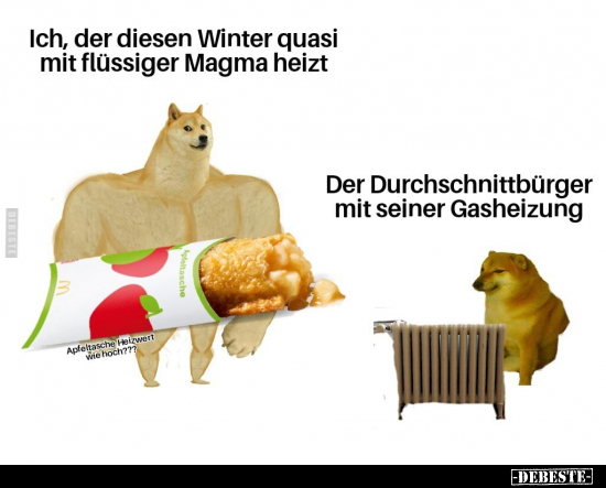 Ich, der diesen Winter quasi mit flüssiger Magma heizt.. - Lustige Bilder | DEBESTE.de