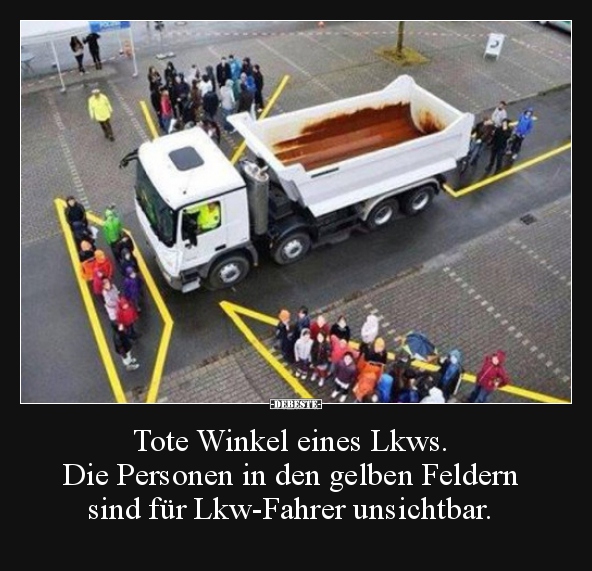 Tote Winkel eines Lkws.. - Lustige Bilder | DEBESTE.de