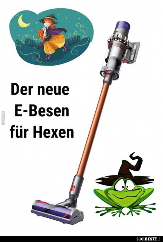 Der neue E-Besen für Hexen.. - Lustige Bilder | DEBESTE.de