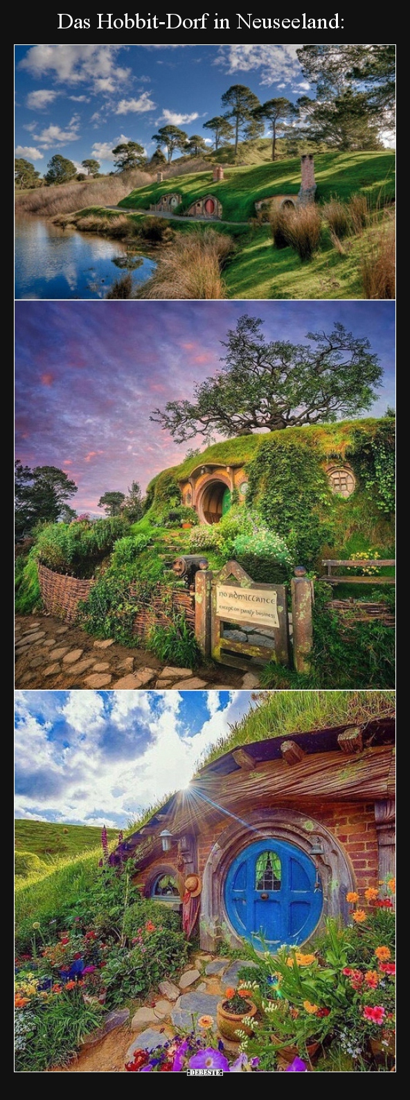 Das Hobbit-Dorf in Neuseeland.. - Lustige Bilder | DEBESTE.de