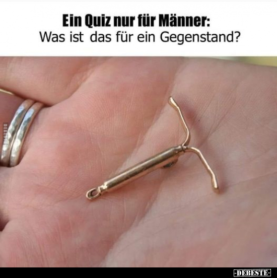 Ein Quiz nur für Männer.. - Lustige Bilder | DEBESTE.de
