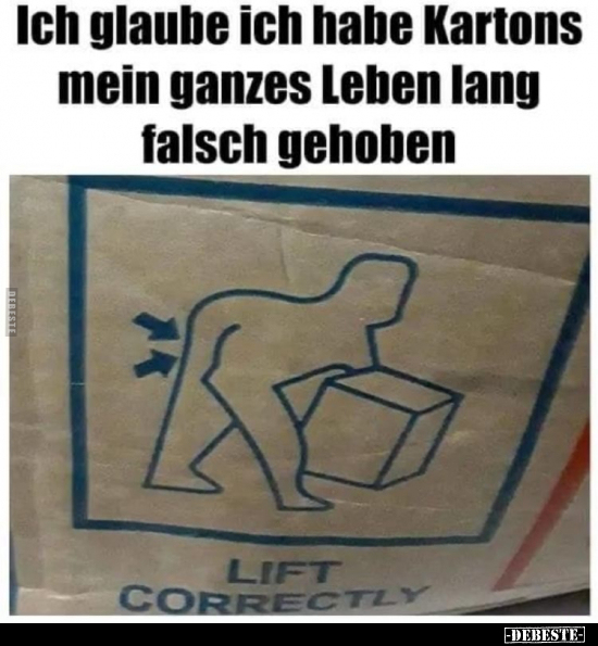 Ich glaube ich habe Kartons mein ganzes Leben lang falsch.. - Lustige Bilder | DEBESTE.de