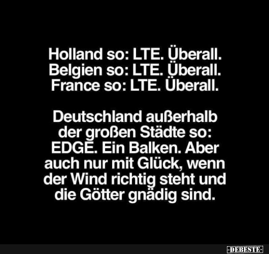 Holland so: LTE. Überall.. - Lustige Bilder | DEBESTE.de