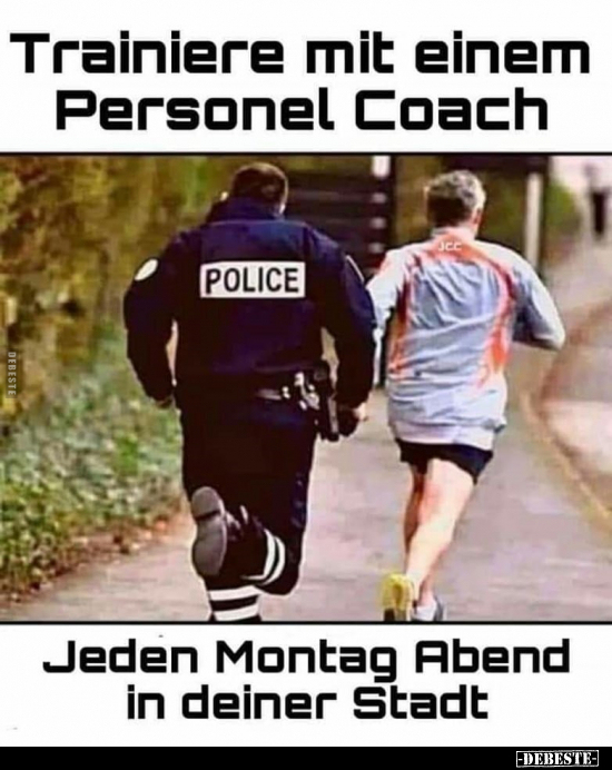 Trainiere mit einem Personel Coach - Jeden Montag Abend in.. - Lustige Bilder | DEBESTE.de