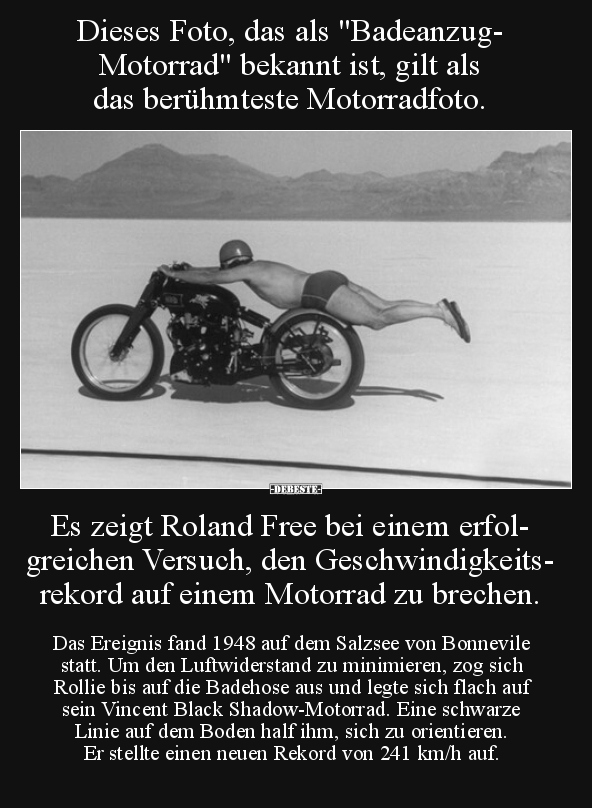 Dieses Foto, das als "Badeanzug-Motorrad" bekannt ist, gilt.. - Lustige Bilder | DEBESTE.de