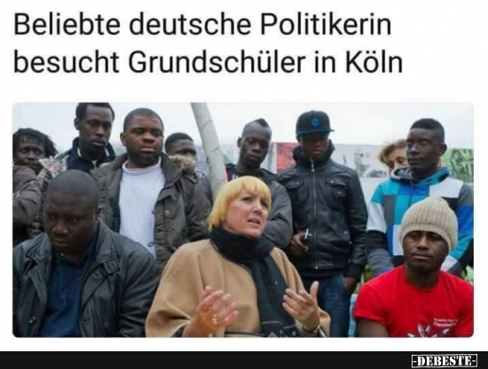Beliebte deutsche Politikerin besucht Grundschüler in Köln.. - Lustige Bilder | DEBESTE.de