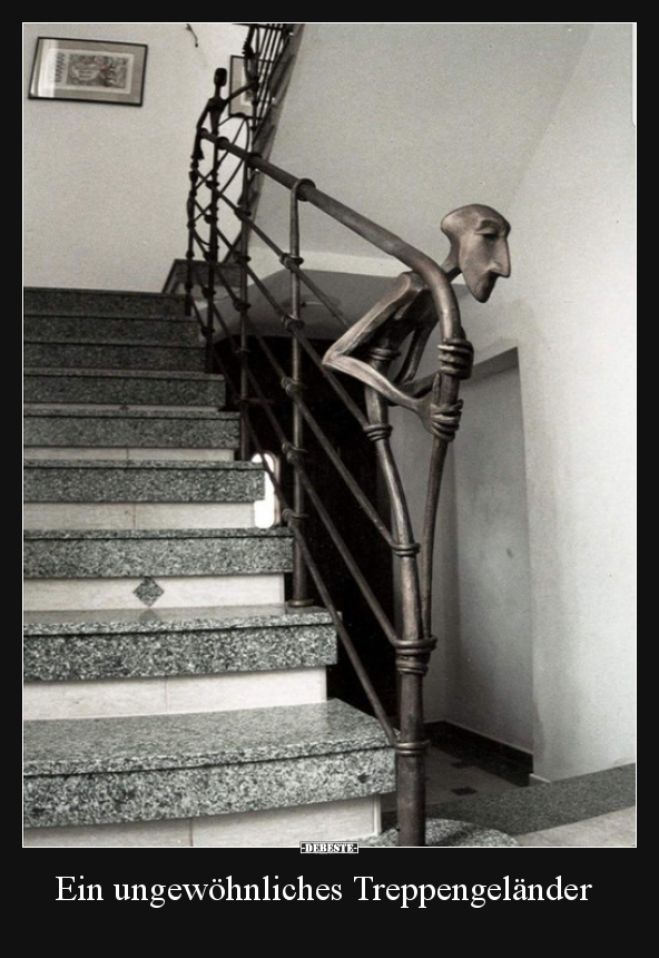 Ein ungewöhnliches Treppengeländer.. - Lustige Bilder | DEBESTE.de