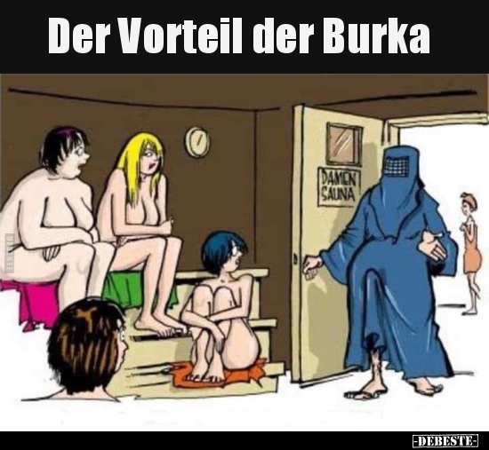 Der Vorteil der Burka.. - Lustige Bilder | DEBESTE.de