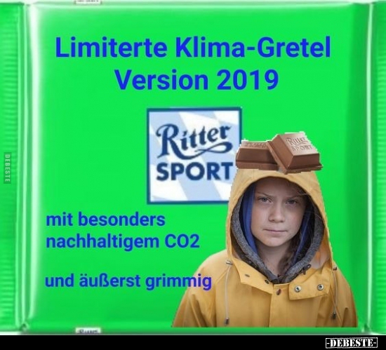 Limiterte Klima-Gretel Version.. - Lustige Bilder | DEBESTE.de