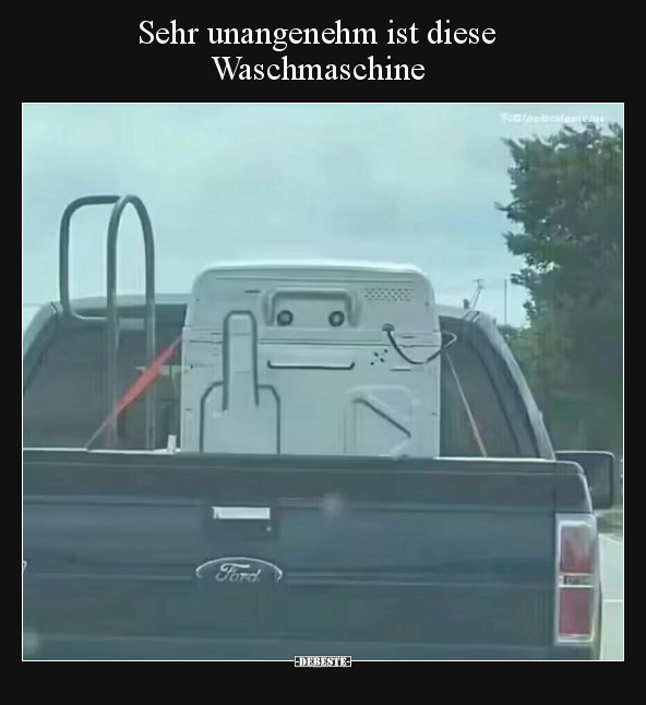 Sehr unangenehm ist diese Waschmaschine.. - Lustige Bilder | DEBESTE.de