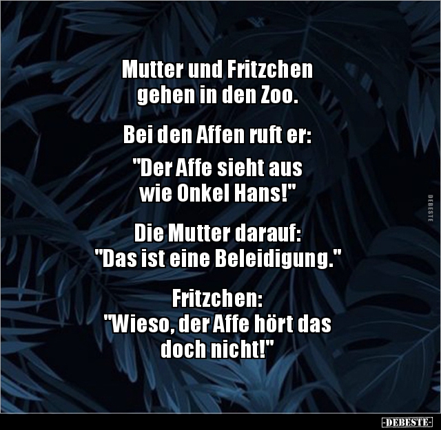 Mutter und Fritzchen gehen in den Zoo.. - Lustige Bilder | DEBESTE.de