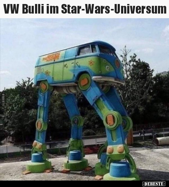 VW Bulli im Star-Wars-Universum.. - Lustige Bilder | DEBESTE.de