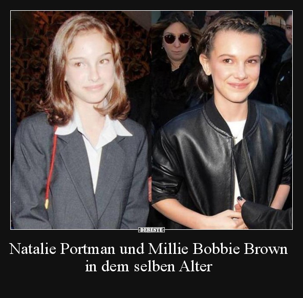 Natalie Portman und Millie Bobbie Brown in dem selben.. - Lustige Bilder | DEBESTE.de