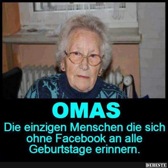 Omas - Die einzigen Menschen die sich ohne Facebook.. - Lustige Bilder | DEBESTE.de