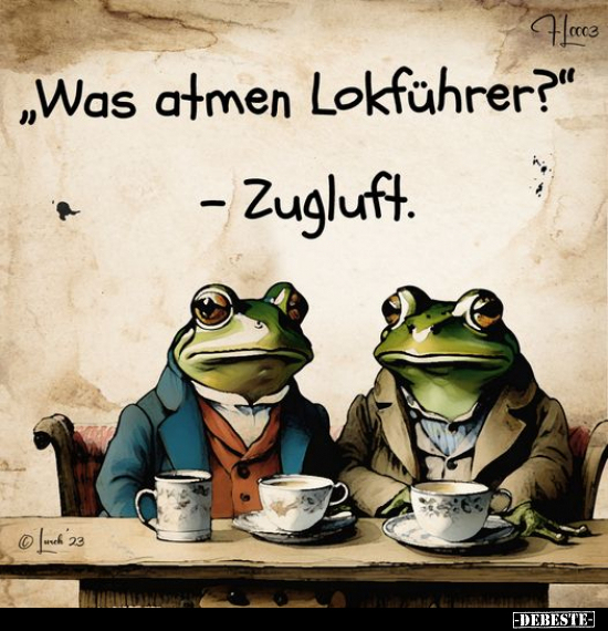 "Was atmen Lokführer?" - Zugluft... - Lustige Bilder | DEBESTE.de