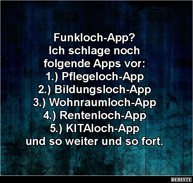 Funkloch-App? - Lustige Bilder | DEBESTE.de