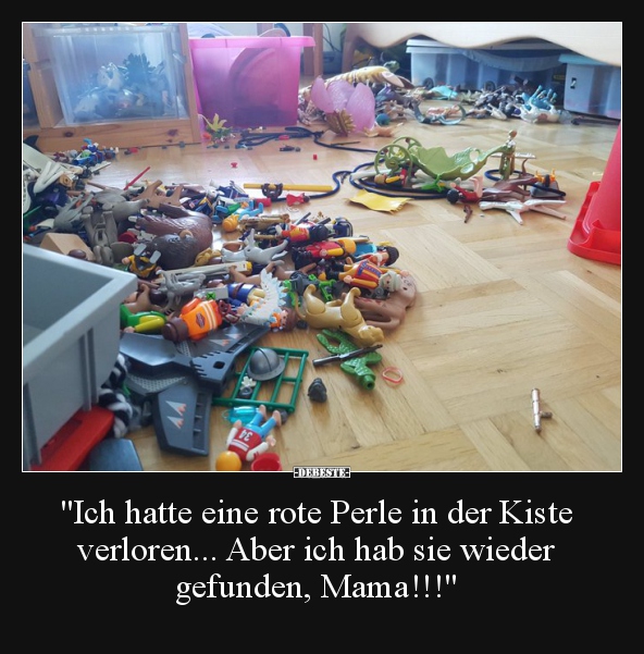 "Ich hatte eine rote Perle in der Kiste verloren... Aber.." - Lustige Bilder | DEBESTE.de