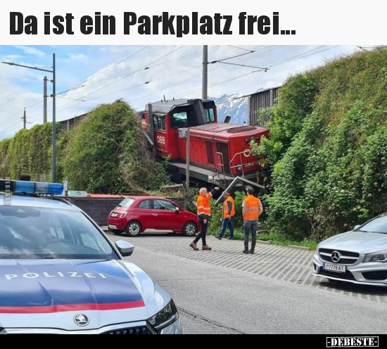 Da ist ein Parkplatz frei... - Lustige Bilder | DEBESTE.de
