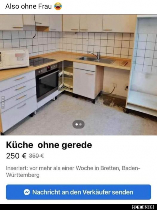 Küche ohne gerede.. - Lustige Bilder | DEBESTE.de