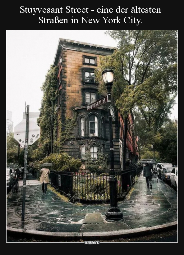 Stuyvesant Street - eine der ältesten Straßen in New York.. - Lustige Bilder | DEBESTE.de