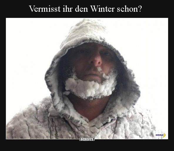 Vermisst ihr den Winter schon?.. - Lustige Bilder | DEBESTE.de