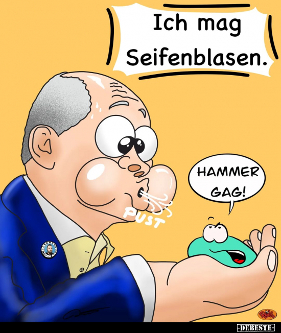 Ich mag Seifenblasen. Hammer Gag!.. - Lustige Bilder | DEBESTE.de