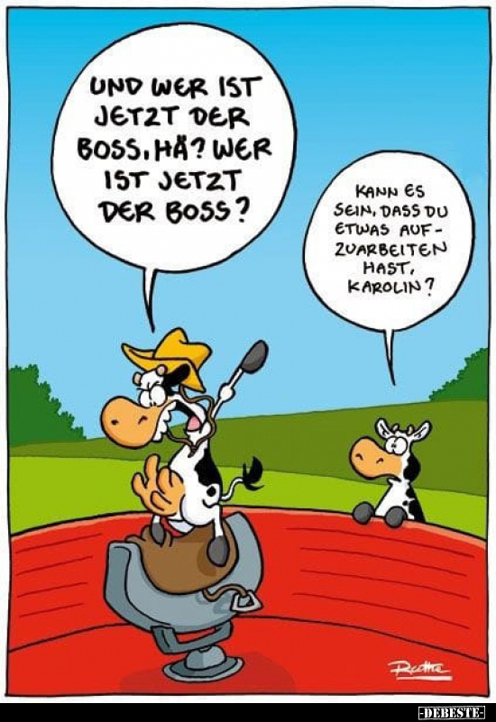 Und wer ist jetzt der Boss, hä?.. - Lustige Bilder | DEBESTE.de