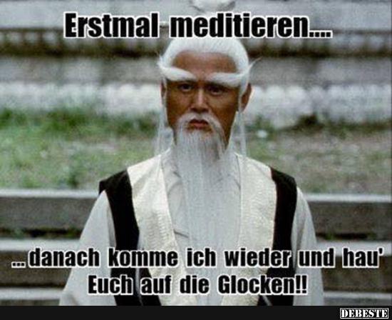 Erstmal meditieren.. - Lustige Bilder | DEBESTE.de