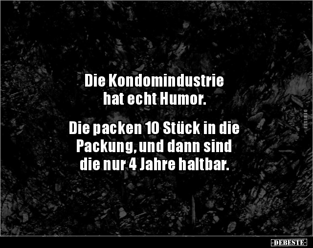 Die Kondomindustrie hat echt Humor.. - Lustige Bilder | DEBESTE.de