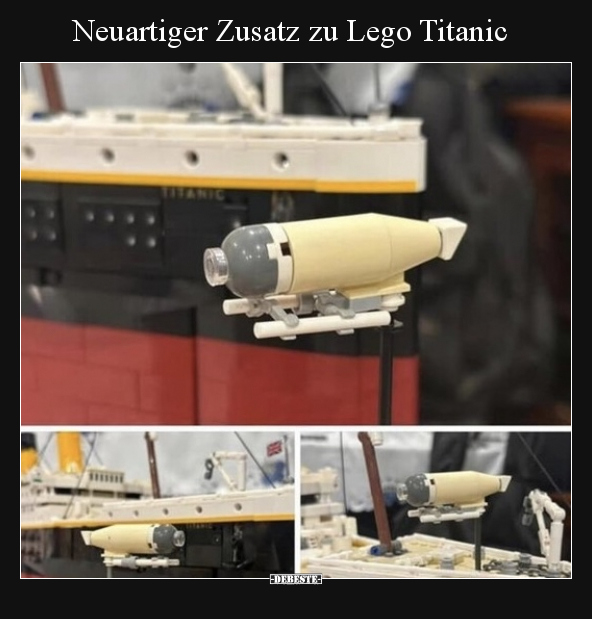 Neuartiger Zusatz zu Lego Titanic.. - Lustige Bilder | DEBESTE.de