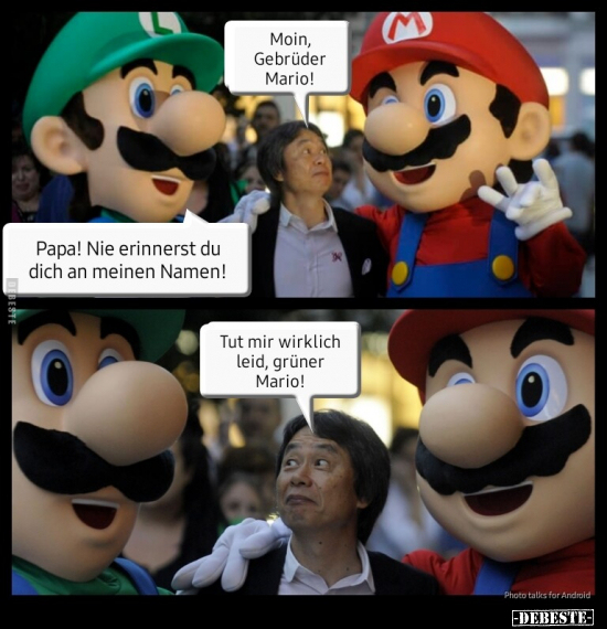 Moin, Gebrüder Mario!... - Lustige Bilder | DEBESTE.de