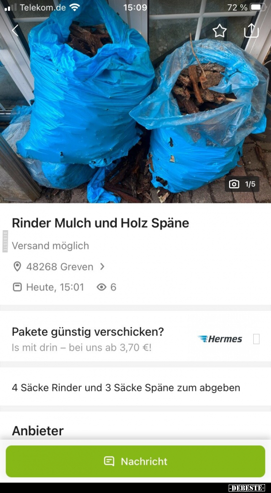 Rinder Mulch und Holz Späne.. - Lustige Bilder | DEBESTE.de