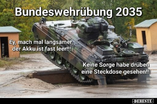 Bundeswehrübung 2035.. - Lustige Bilder | DEBESTE.de