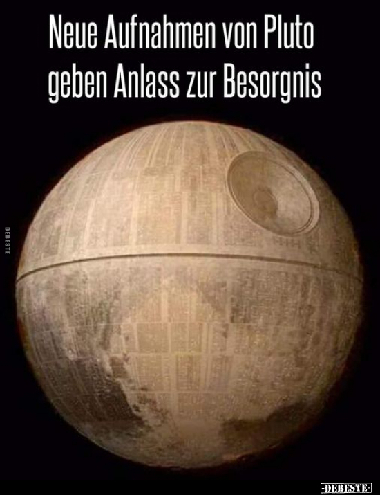 Neue Aufnahmen von Pluto geben Anlass zur Besorgnis... - Lustige Bilder | DEBESTE.de