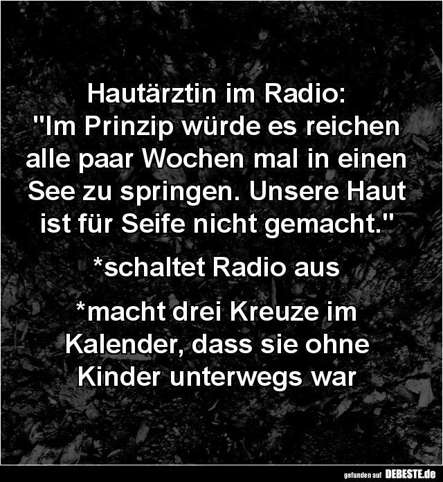 Hautärztin im Radio... - Lustige Bilder | DEBESTE.de