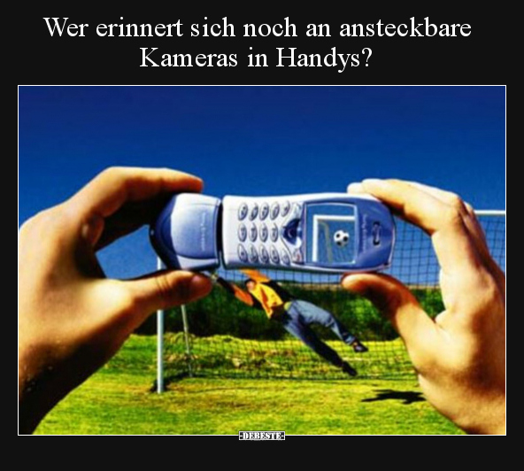 Wer erinnert sich noch an ansteckbare Kameras in.. - Lustige Bilder | DEBESTE.de