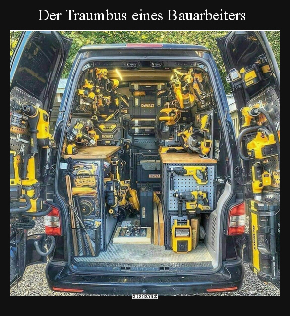 Der Traumbus eines Bauarbeiters.. - Lustige Bilder | DEBESTE.de