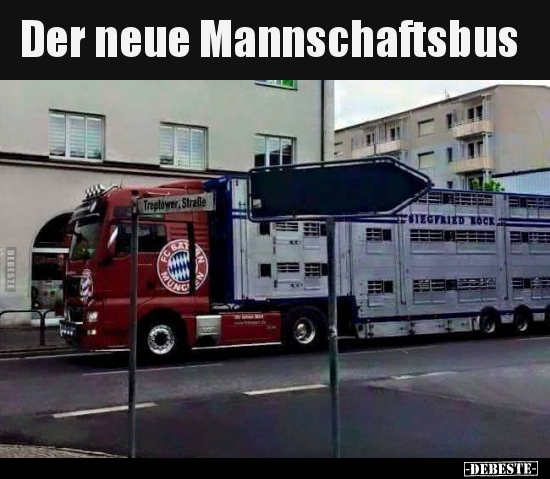 Der neue Mannschaftsbus.. - Lustige Bilder | DEBESTE.de