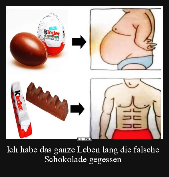 Ich habe das ganze Leben lang die falsche Schokolade.. - Lustige Bilder | DEBESTE.de