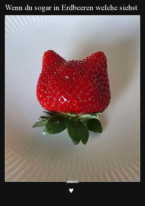 Wenn du sogar in Erdbeeren welche siehst.. - Lustige Bilder | DEBESTE.de