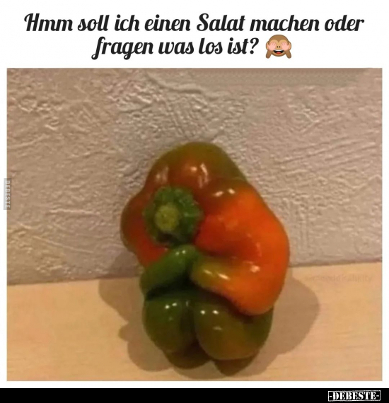 Hmm soll ich einen Salat machen.. - Lustige Bilder | DEBESTE.de