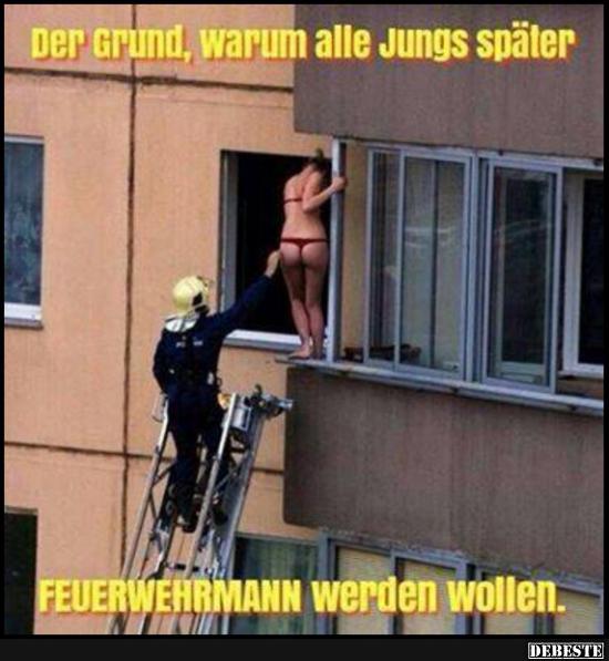 Der Grund, warum Jungs später Feuerwehrmann werden wollen.. - Lustige Bilder | DEBESTE.de