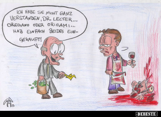 Ich habe Sie nicht ganz verstanden, Dr. Lecter... - Lustige Bilder | DEBESTE.de