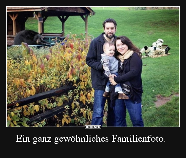 Ein ganz gewöhnliches Familienfoto... - Lustige Bilder | DEBESTE.de