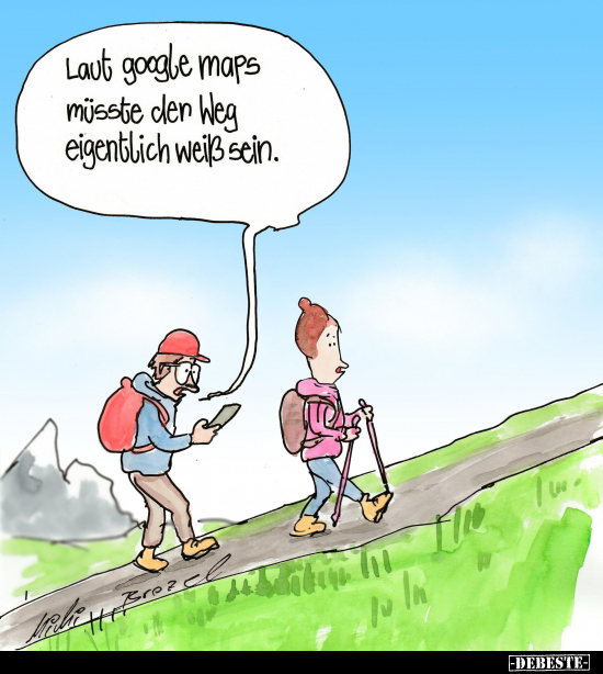 Laut google maps müsste den Weg.. - Lustige Bilder | DEBESTE.de