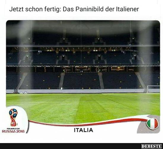 Jetzt schon fertig: Das Paninibild der Italiener.. - Lustige Bilder | DEBESTE.de