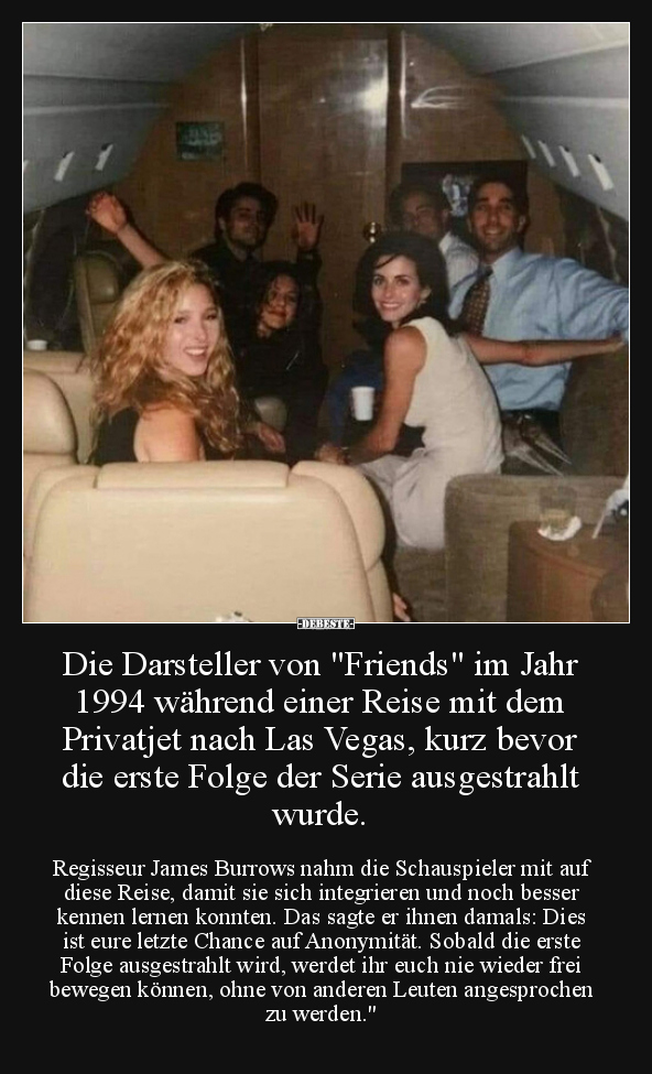 Die Darsteller von "Friends" im Jahr 1994 während einer.. - Lustige Bilder | DEBESTE.de