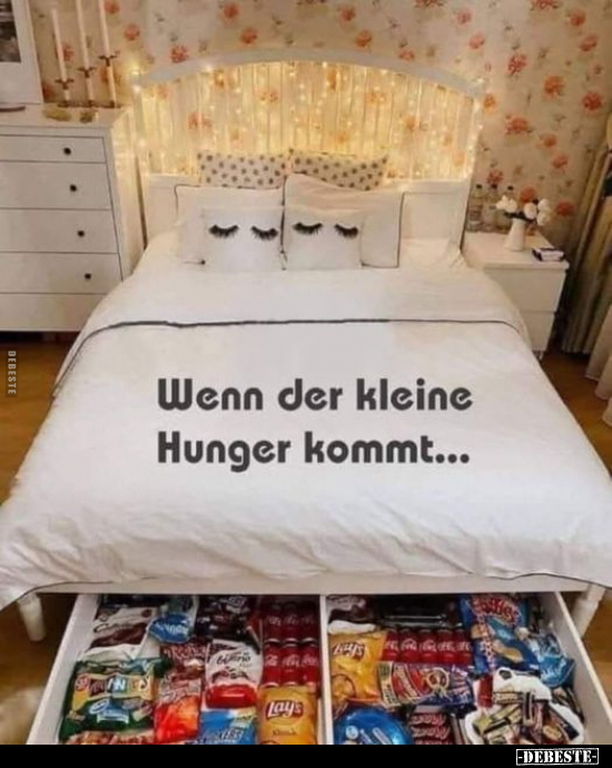 Wenn der kleine Hunger kommt... - Lustige Bilder | DEBESTE.de
