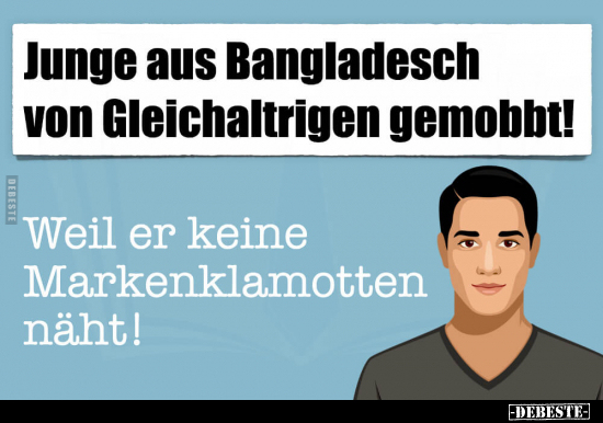 Junge aus Bangladesch von Gleichaltrigen gemobbt!.. - Lustige Bilder | DEBESTE.de